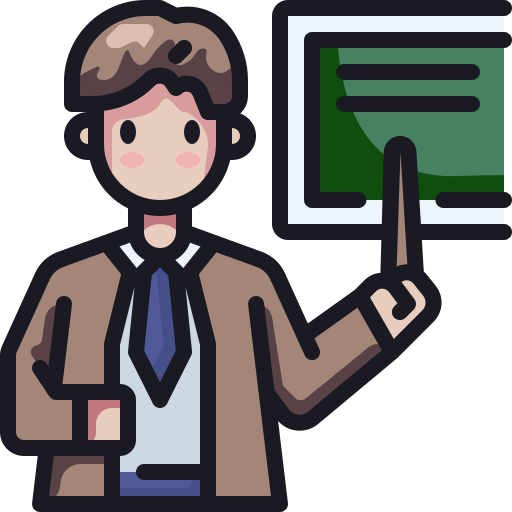 profesor Generic Outline Color icono