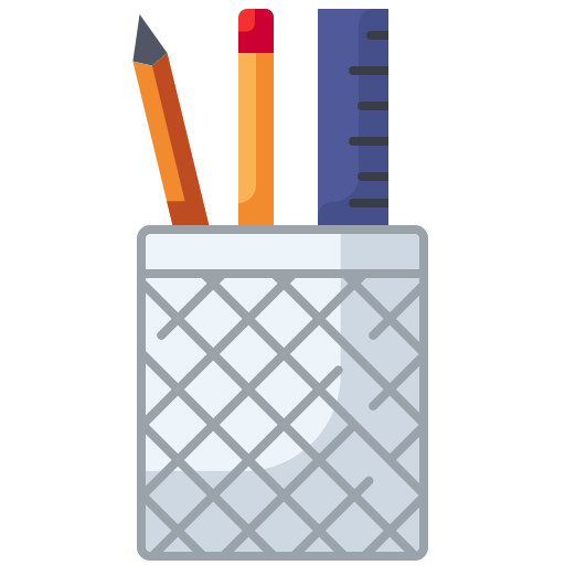 Pencil holder Generic Flat icon