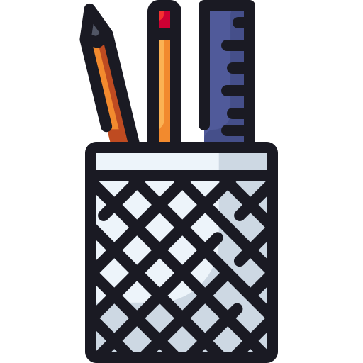 Pencil holder Generic Outline Color icon