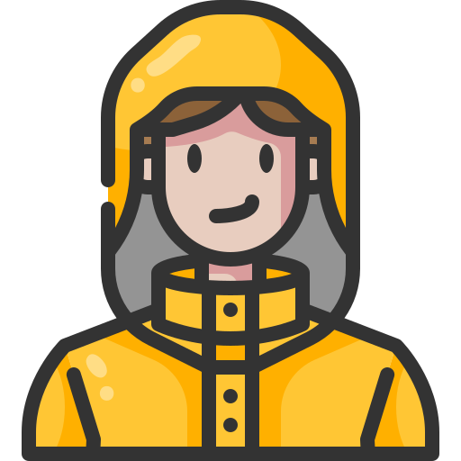 Raincoat Generic Outline Color icon