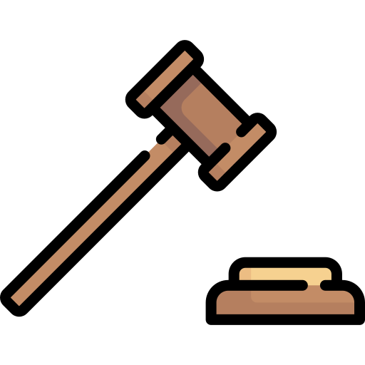 Gavel Special Lineal color icon