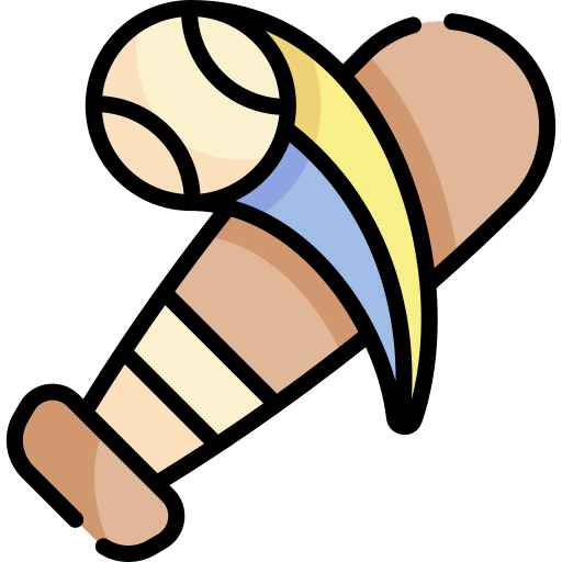 野球 Kawaii Lineal color icon