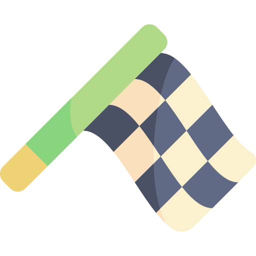 finish vlag Kawaii Flat icoon