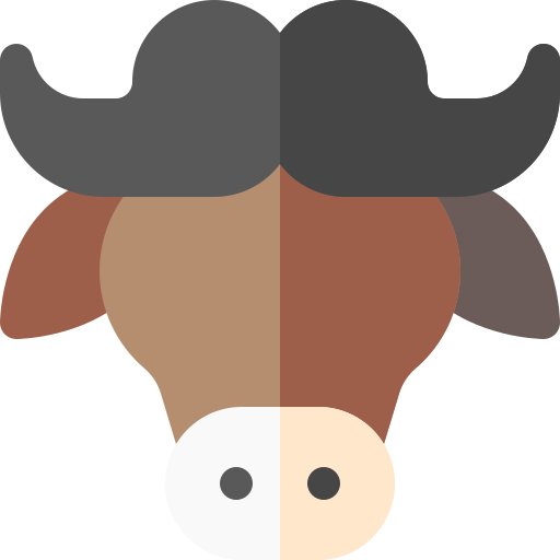 búfalo Basic Rounded Flat icono