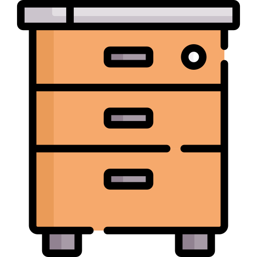 File cabinet Special Lineal color icon
