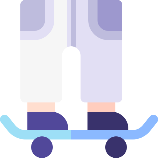 patinação Basic Rounded Flat Ícone