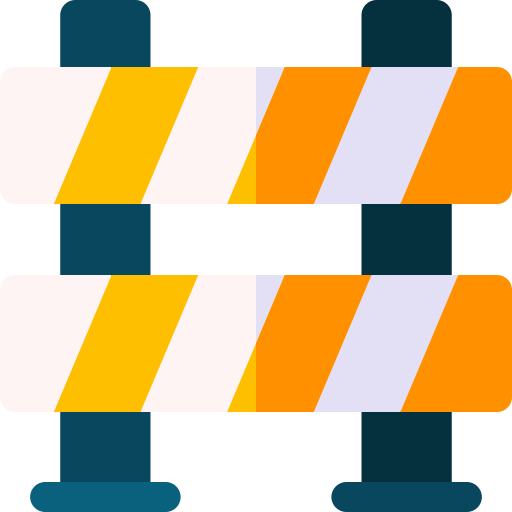 Barrier Basic Rounded Flat icon