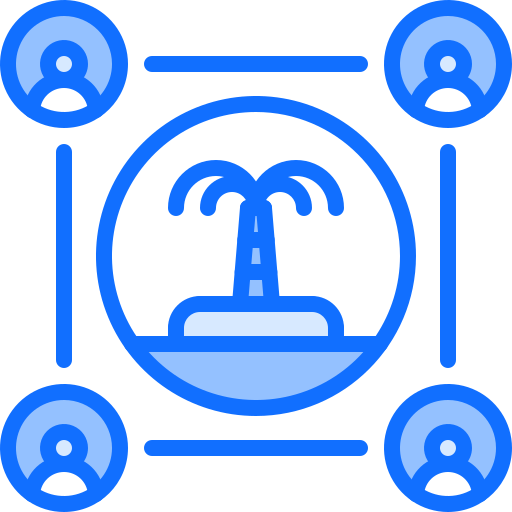 viaje Coloring Blue icono