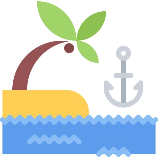 Cruise Coloring Flat icon