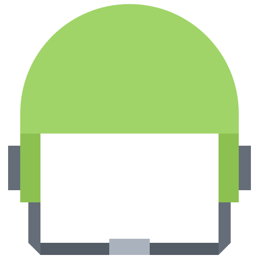 Helmet Coloring Flat icon