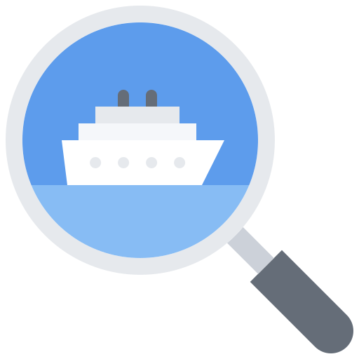 Cruise Coloring Flat icon