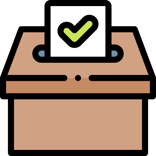Vote Detailed Rounded Lineal color icon