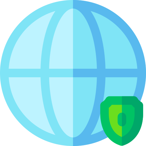sicurezza mondiale Basic Rounded Flat icona