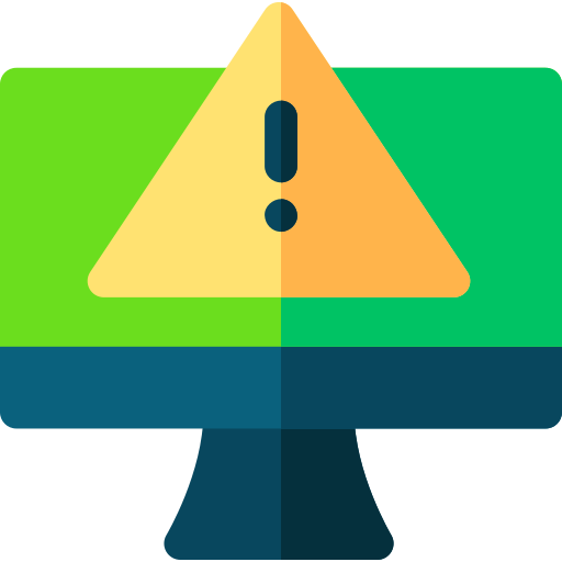 advertencia Basic Rounded Flat icono