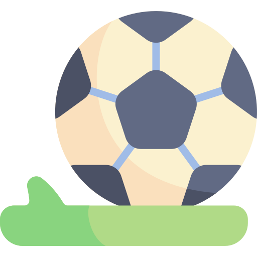 Футбольный Kawaii Flat иконка