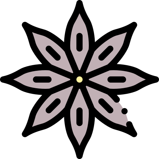 Anise Detailed Rounded Lineal color icon