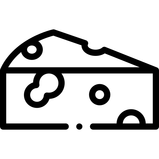 fromage Detailed Rounded Lineal Icône