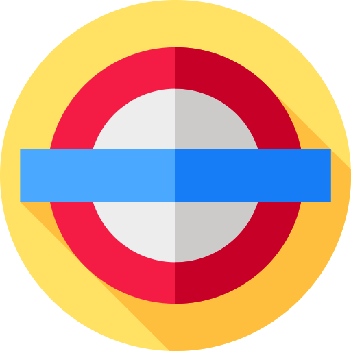 지하철 Flat Circular Flat icon