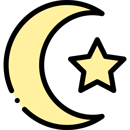 Muslim Detailed Rounded Lineal color icon