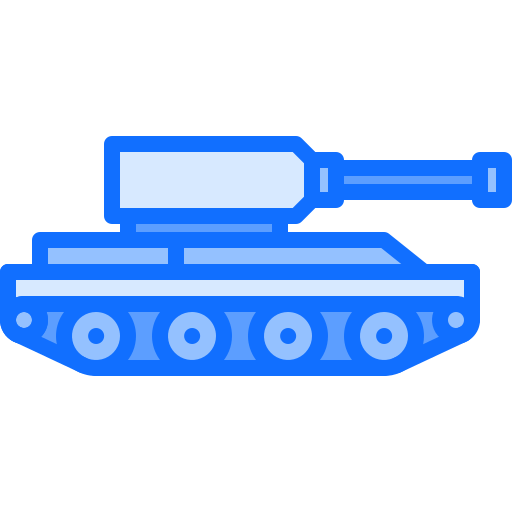 czołg Coloring Blue ikona