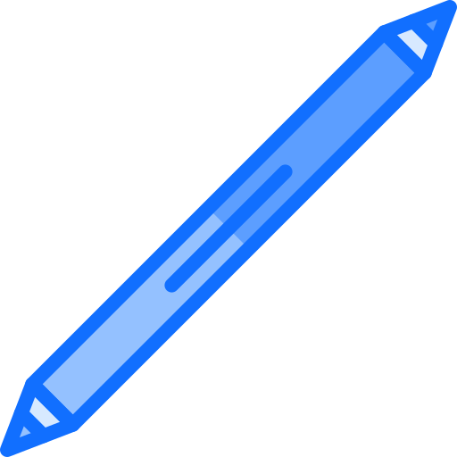 potlood Coloring Blue icoon