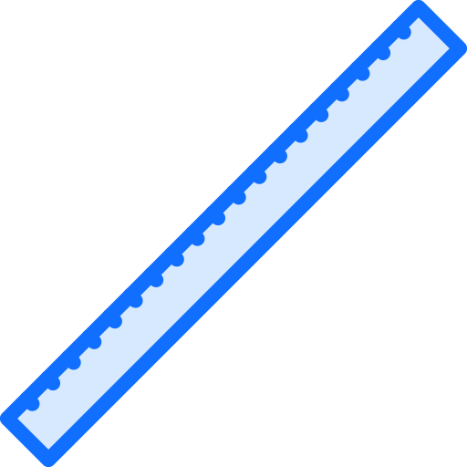 linijka Coloring Blue ikona