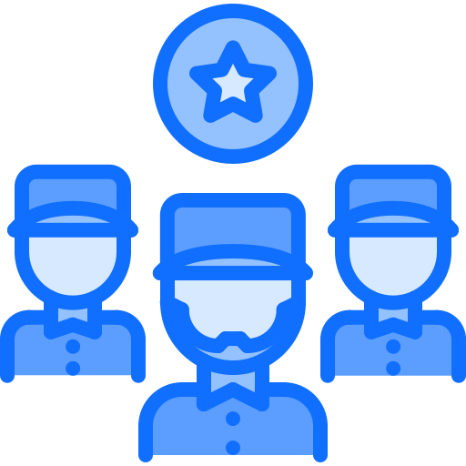 soldados Coloring Blue icono