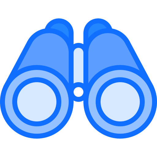 双眼鏡 Coloring Blue icon