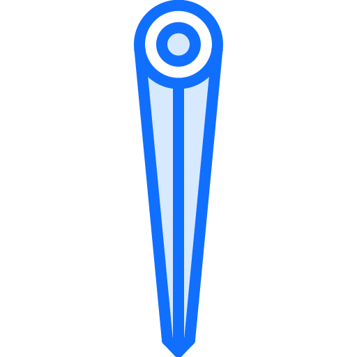 brújula de dibujo Coloring Blue icono