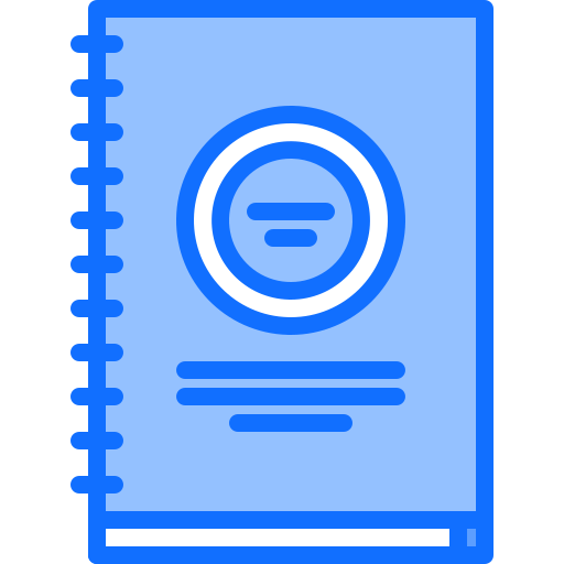 ノート Coloring Blue icon