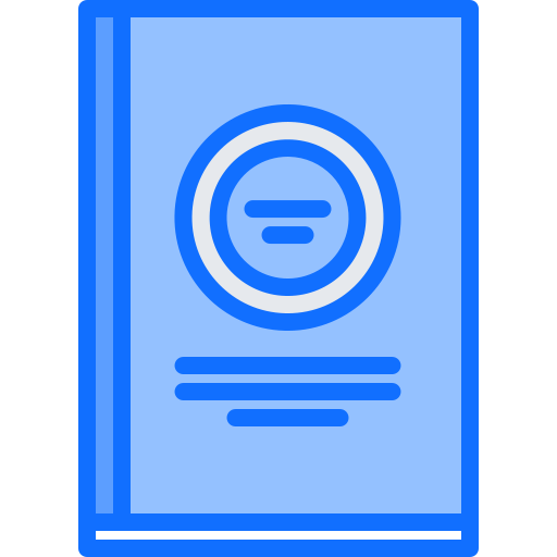 notizbuch Coloring Blue icon