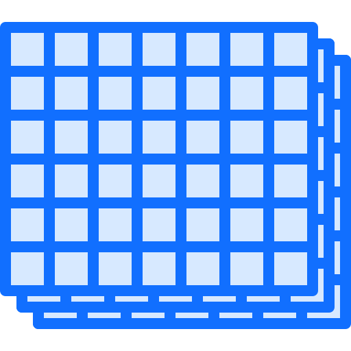 papier Coloring Blue Icône
