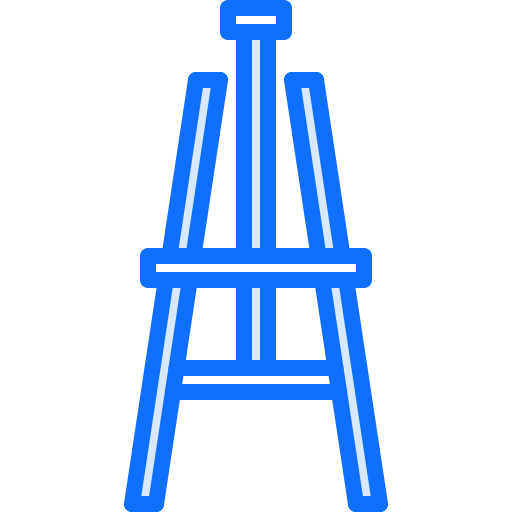 Easel Coloring Blue icon