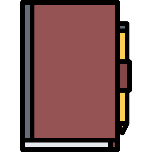 공책 Coloring Color icon
