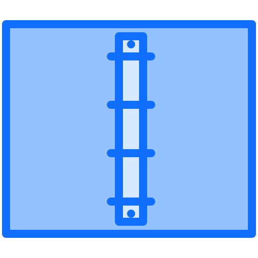 Folder Coloring Blue icon
