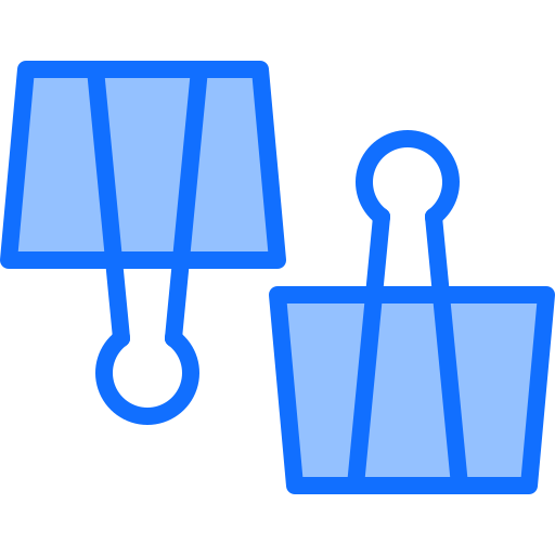 clip de papel Coloring Blue icono
