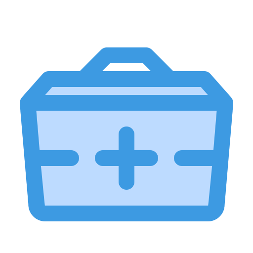 medische doos Generic Blue icoon