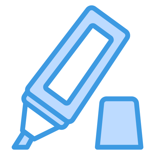 Highlighter Generic Blue icon