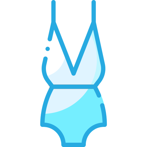 bikini Generic Blue Ícone