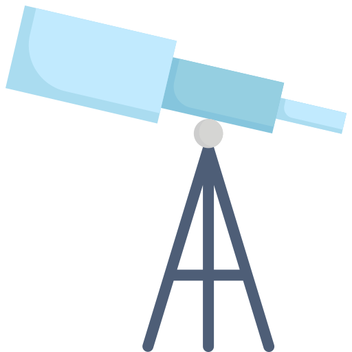 망원경 Kosonicon Flat icon