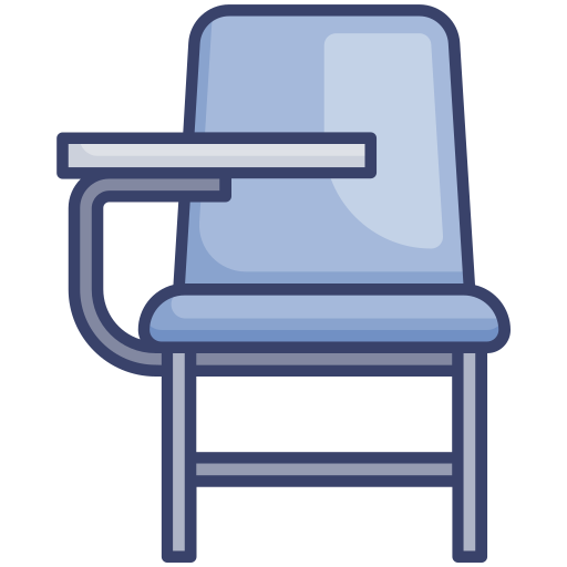 silla Roundicons Premium Lineal Color icono