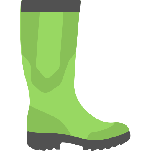 botas de lluvia Creative Stall Premium Flat icono