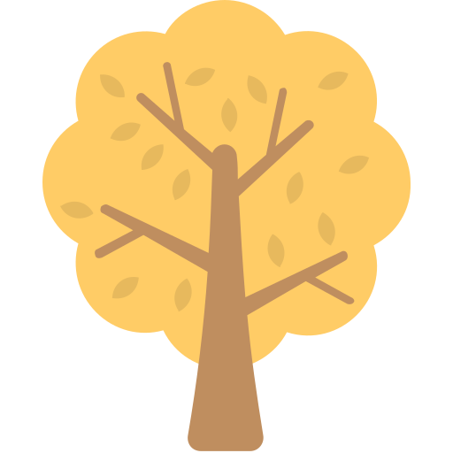 albero d'autunno Creative Stall Premium Flat icona