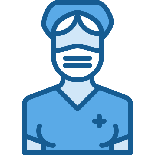 verpleegkundige Berkahicon Lineal Color icoon