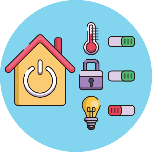 Smart control Generic Outline Color icon