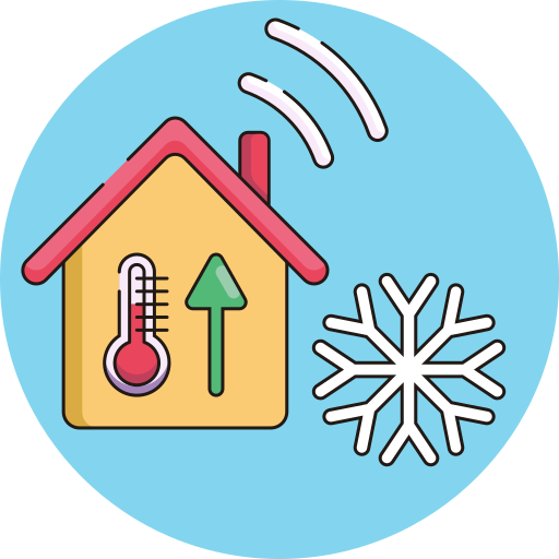 Smart temperature Generic Outline Color icon
