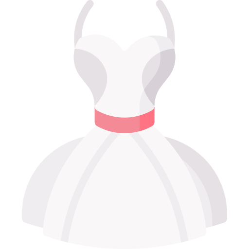 Wedding dress Special Flat icon