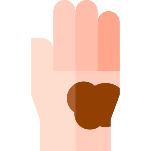 Dirty hands Basic Straight Flat icon