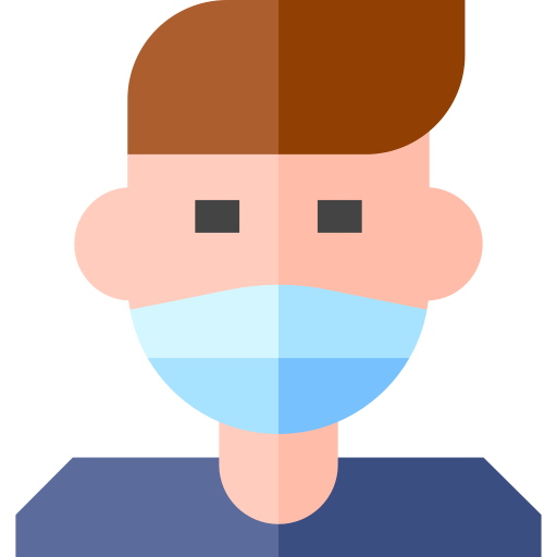 Медицинская маска Basic Straight Flat иконка