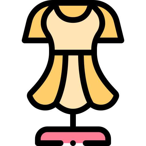 Costume Detailed Rounded Lineal color icon